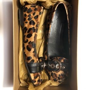 BCBG Generation™️ Ladies Leopard Flat/Loafer Shoes